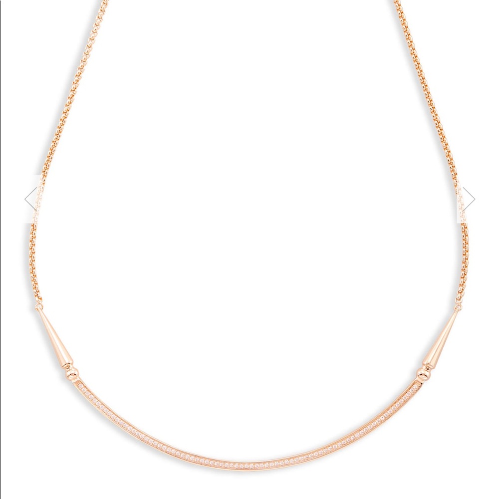Kendra Scott Scottie Choker Necklace in Rose Gold